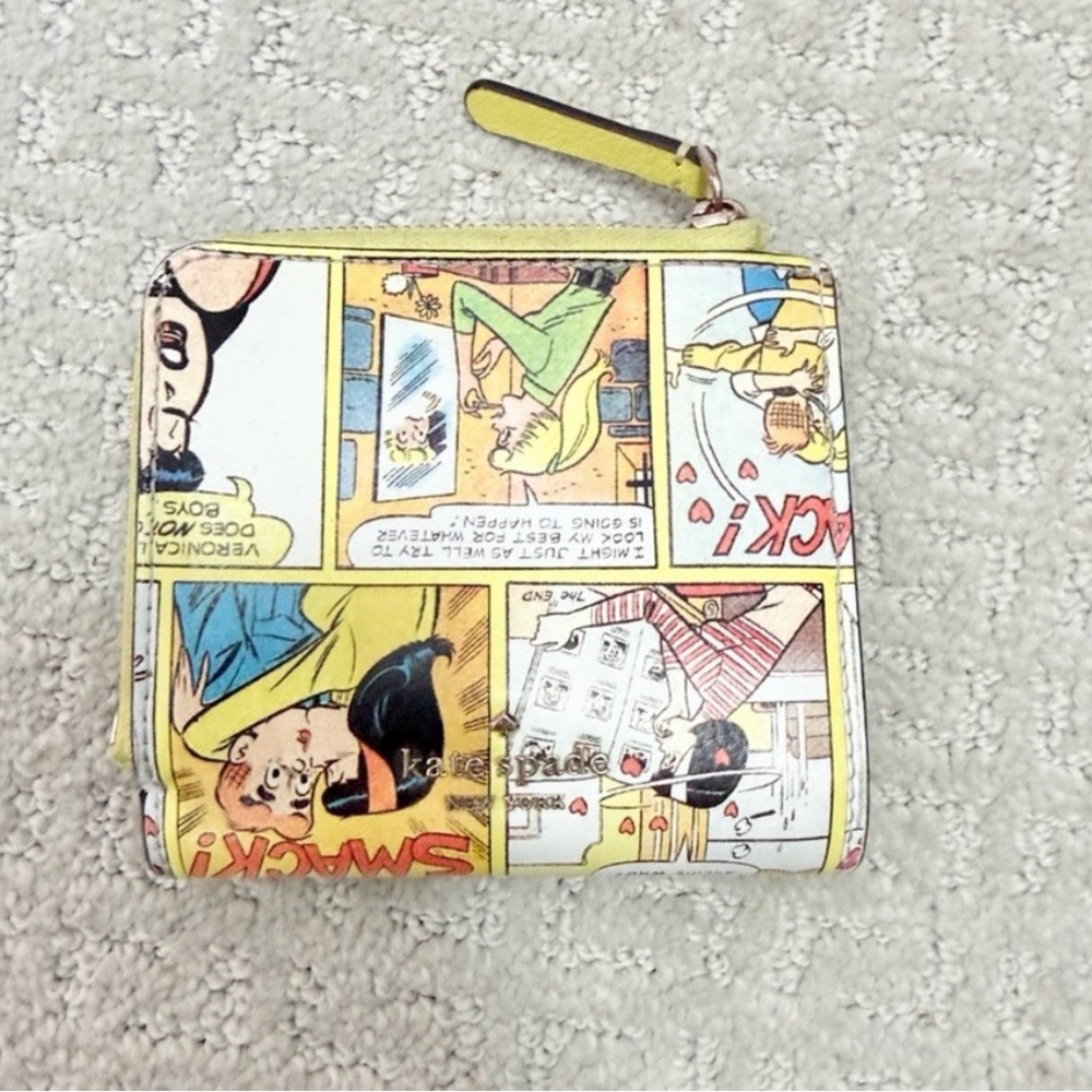 Kate Spade New York Archie Comics Betty & Veronica medium zip-around wallet. - Picture 2 of 5